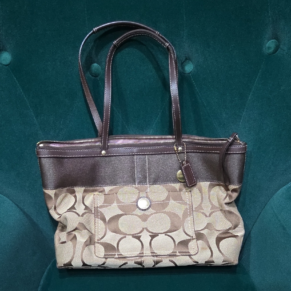 Vintage Coach Signature Collection Tote bag